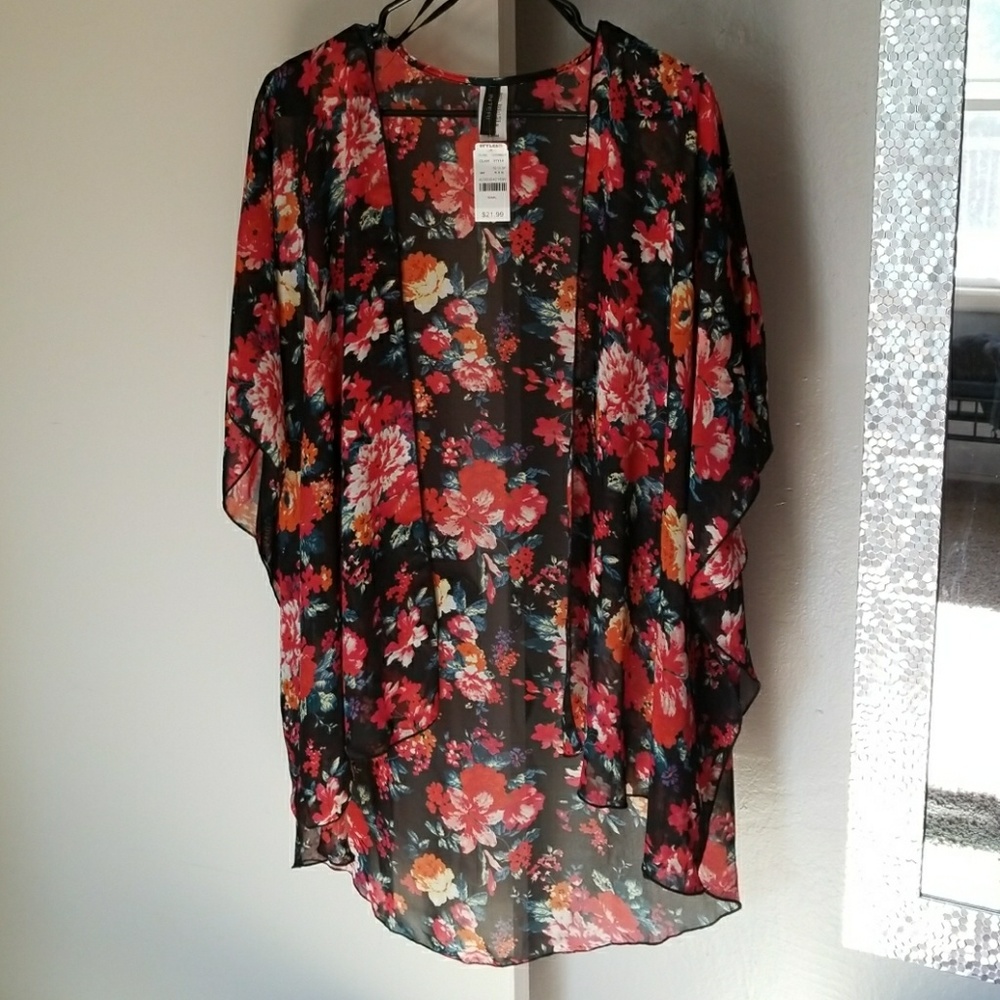 Floral Long Cardigan/Kimono